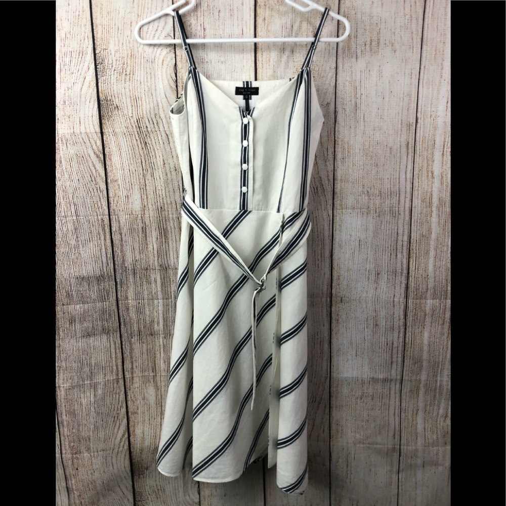 Rag And Bone Doris Stripe Button Down Dress - image 3